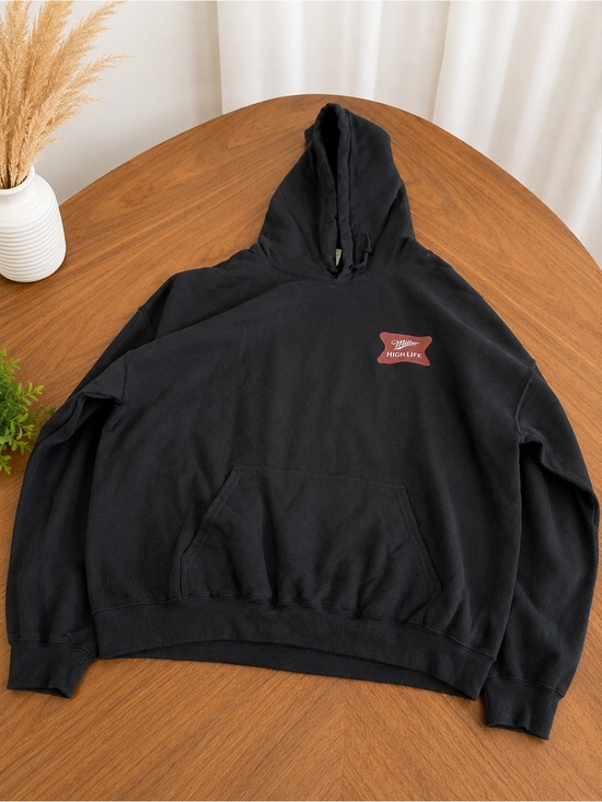 Miller Lite Other - New! Men’s Miller High Life Black Logo Pullover Hoodie